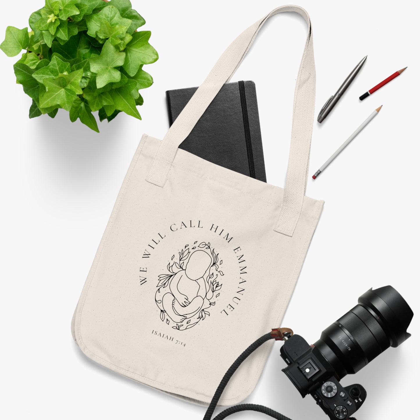 We Will Call Him Emmanuel Canvas Tote Bag