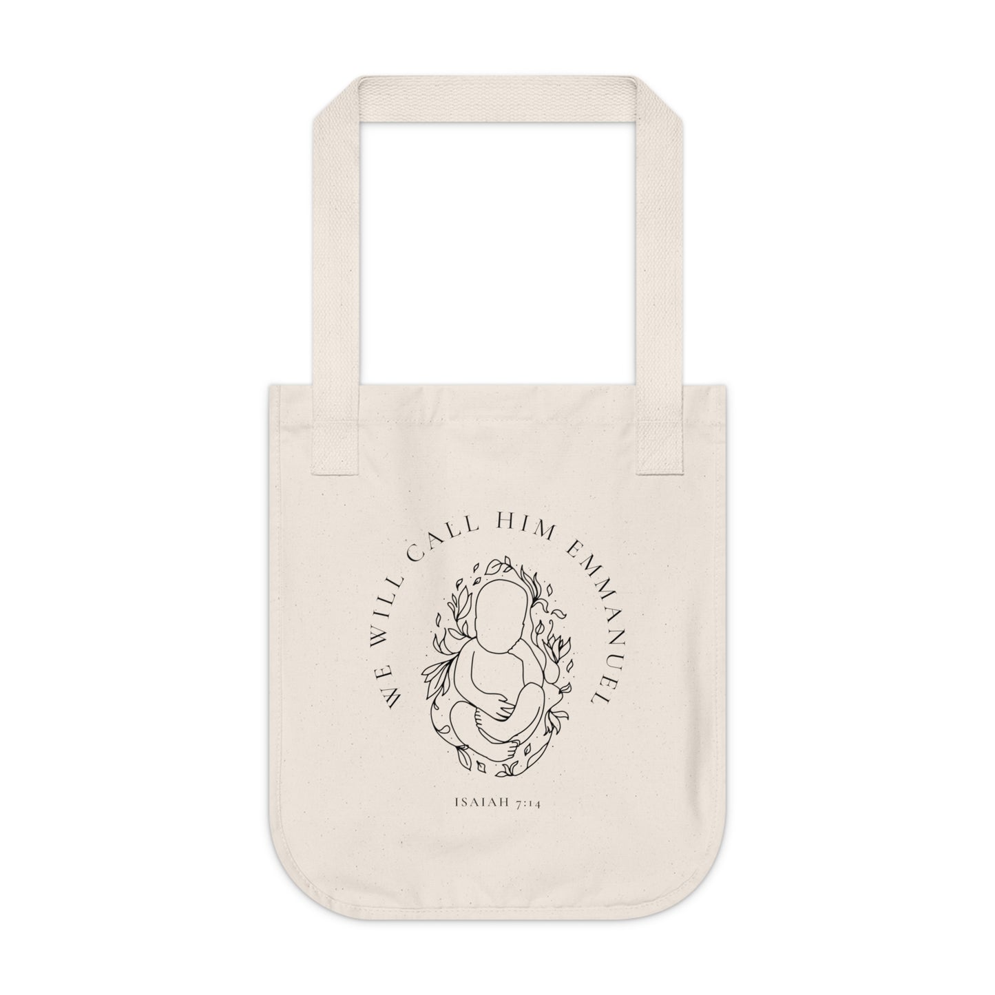 We Will Call Him Emmanuel Canvas Tote Bag