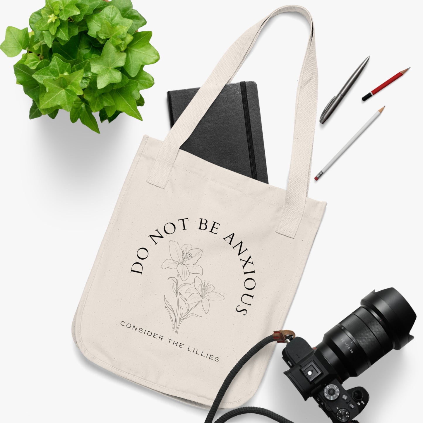 Do Not Be Anxious Canvas Tote Bag
