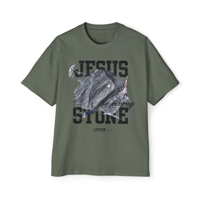 Jesus The Living Stone Oversized