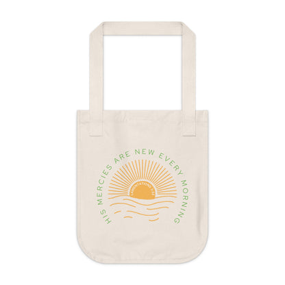 His Mercies Are Made New Every Morning Canvas Tote Bag