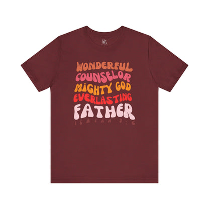 Wonderful, Counselor, Mighty God, Everlasting Father