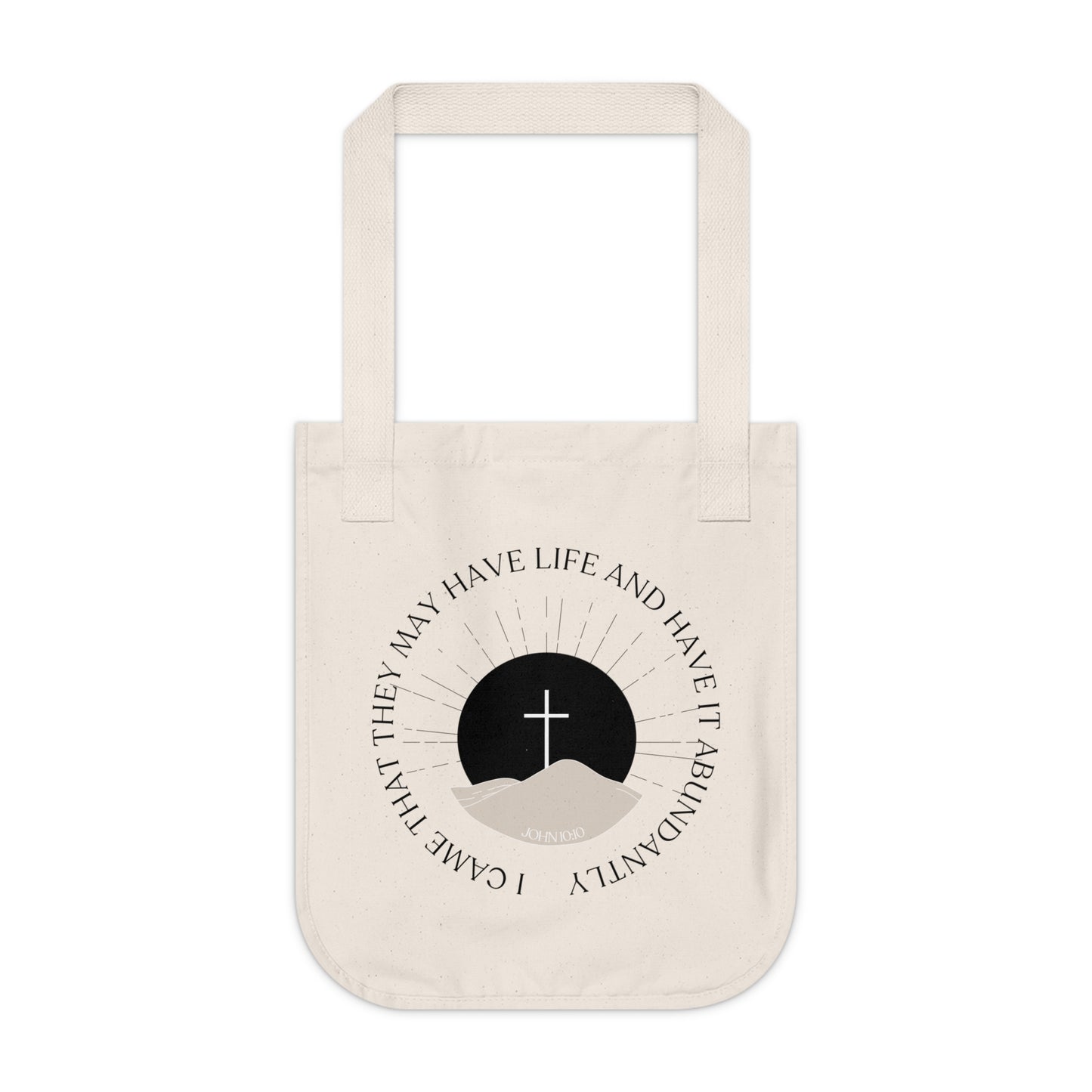 Abundant Life Canvas Tote Bag