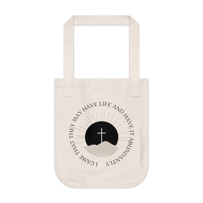 Abundant Life Canvas Tote Bag