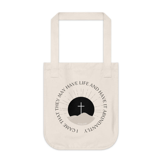 Abundant Life Canvas Tote Bag