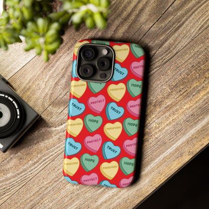 Trust, Hope, Persevere, Protect Phone Case