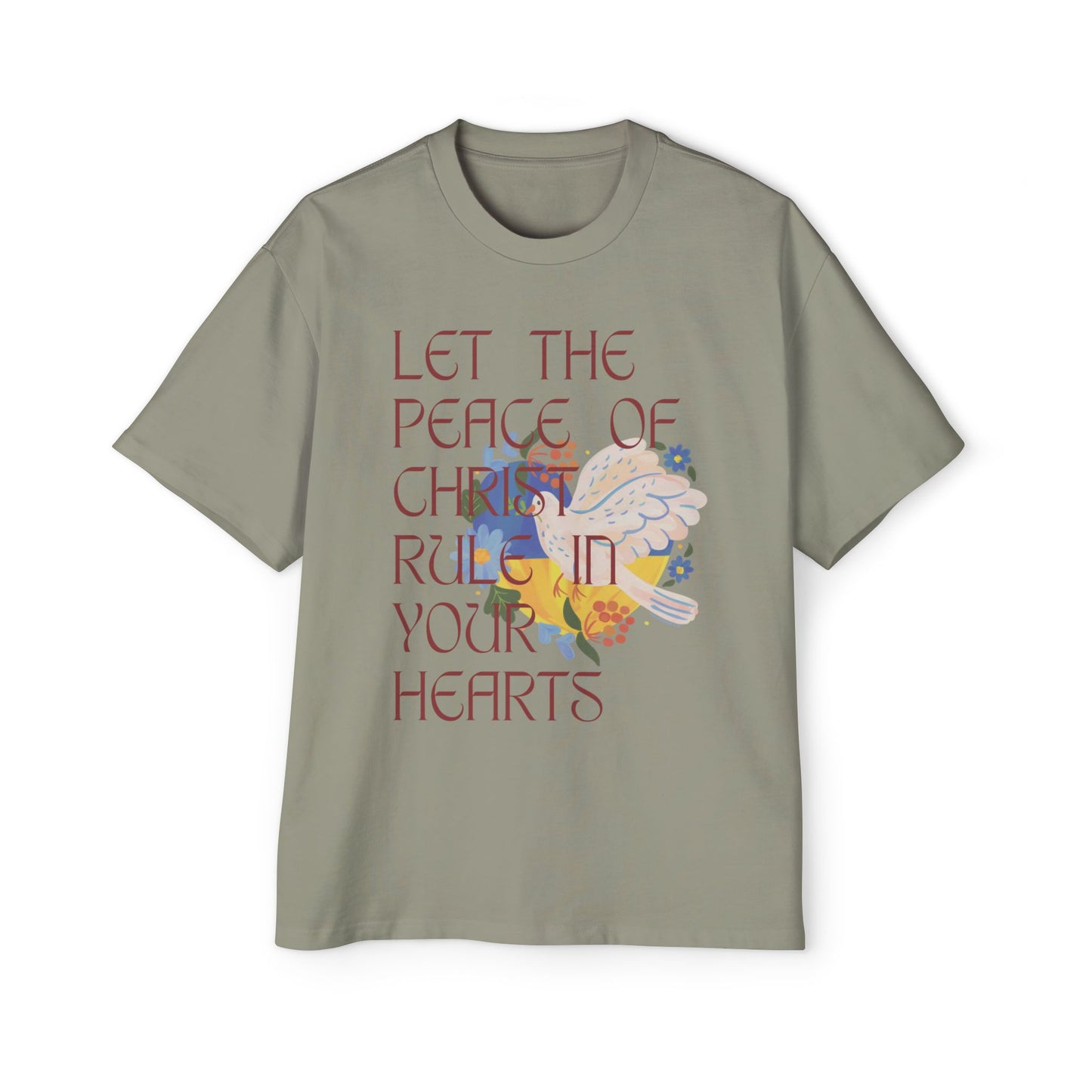 Let The Peace Of Christ Rule In Your Hearts Oversized