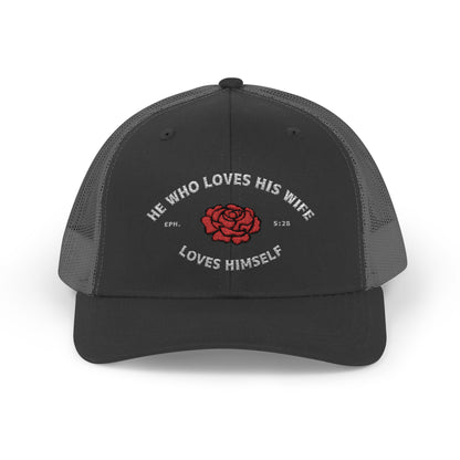 He Who Loves His Wife Loves Himself Trucker Hat