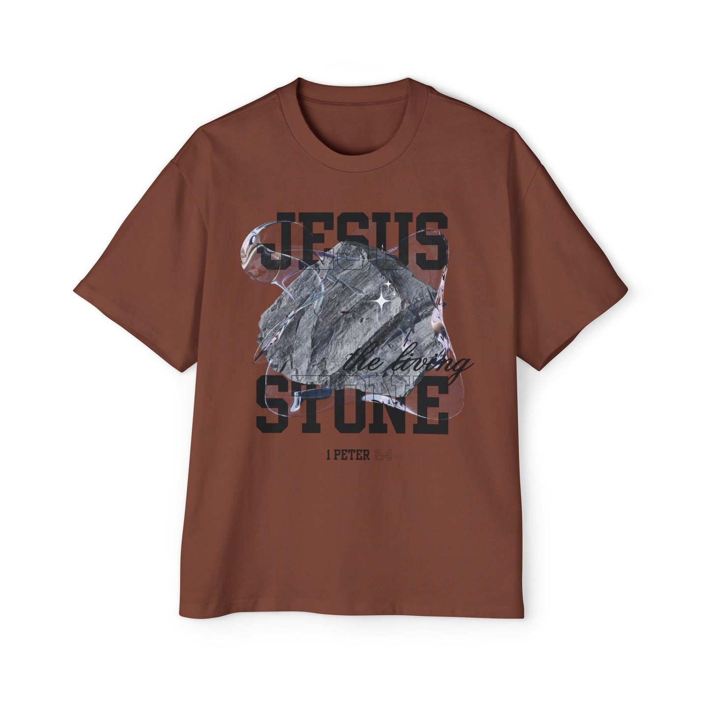 Jesus The Living Stone Oversized