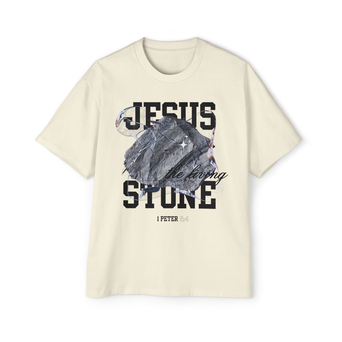 Jesus The Living Stone Oversized