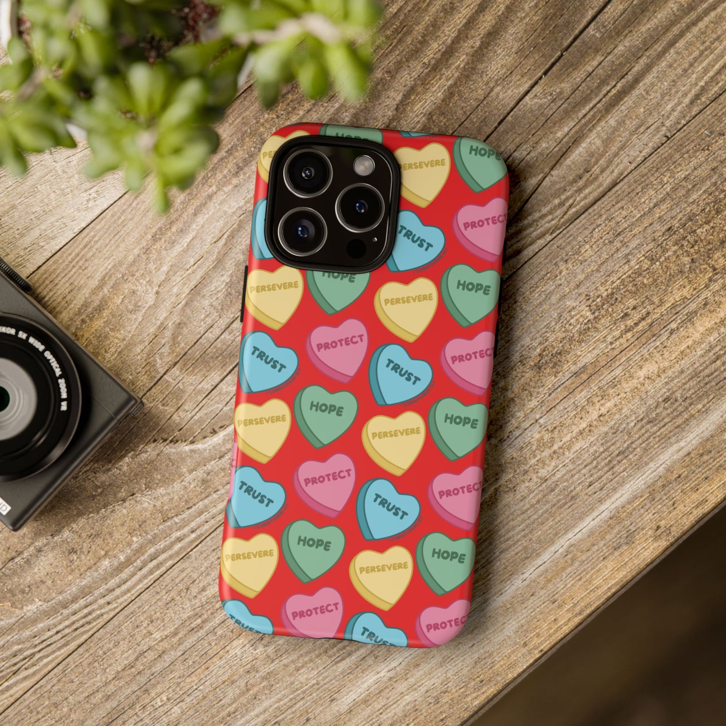 Trust, Hope, Persevere, Protect Phone Case
