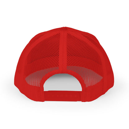 Be Watchful Trucker Hat Black Letter