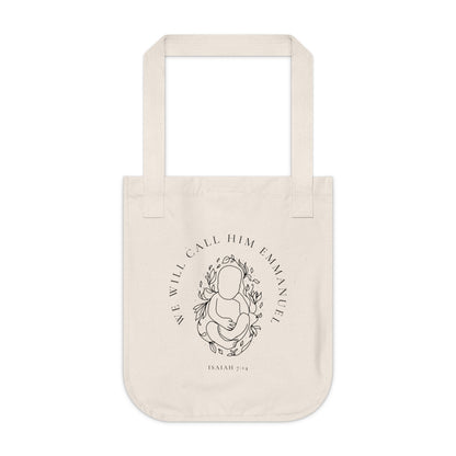 We Will Call Him Emmanuel Canvas Tote Bag