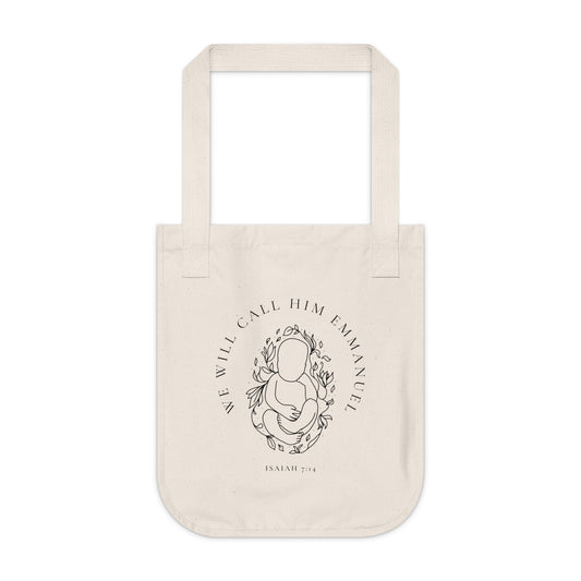 We Will Call Him Emmanuel Canvas Tote Bag