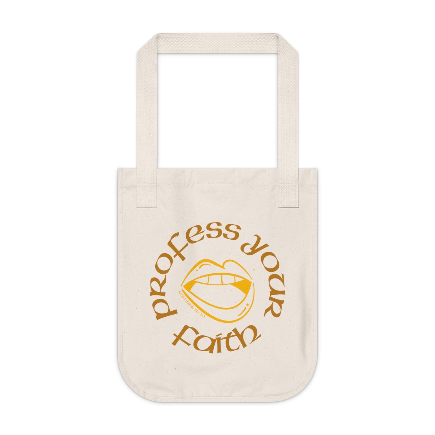 Profess Your Faith Canvas Tote Bag
