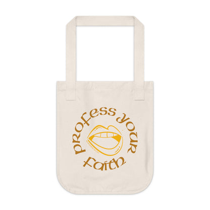 Profess Your Faith Canvas Tote Bag