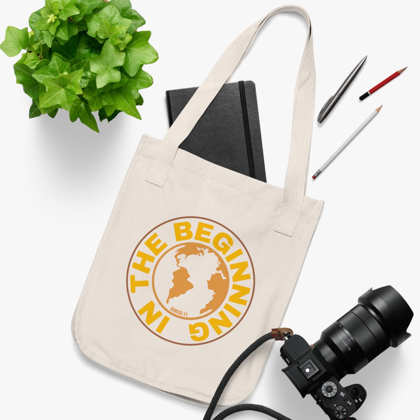 In The Beginning Canvas Tote Bag