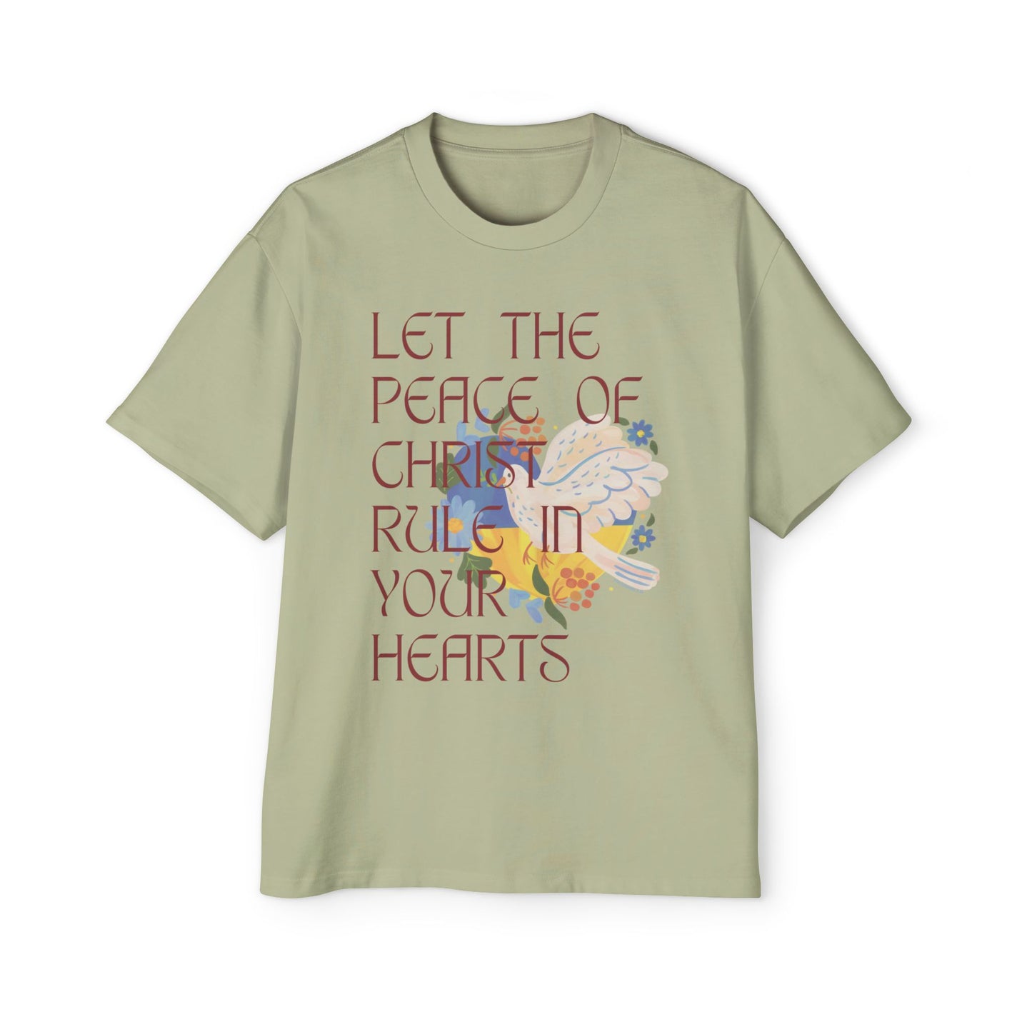 Let The Peace Of Christ Rule In Your Hearts Oversized