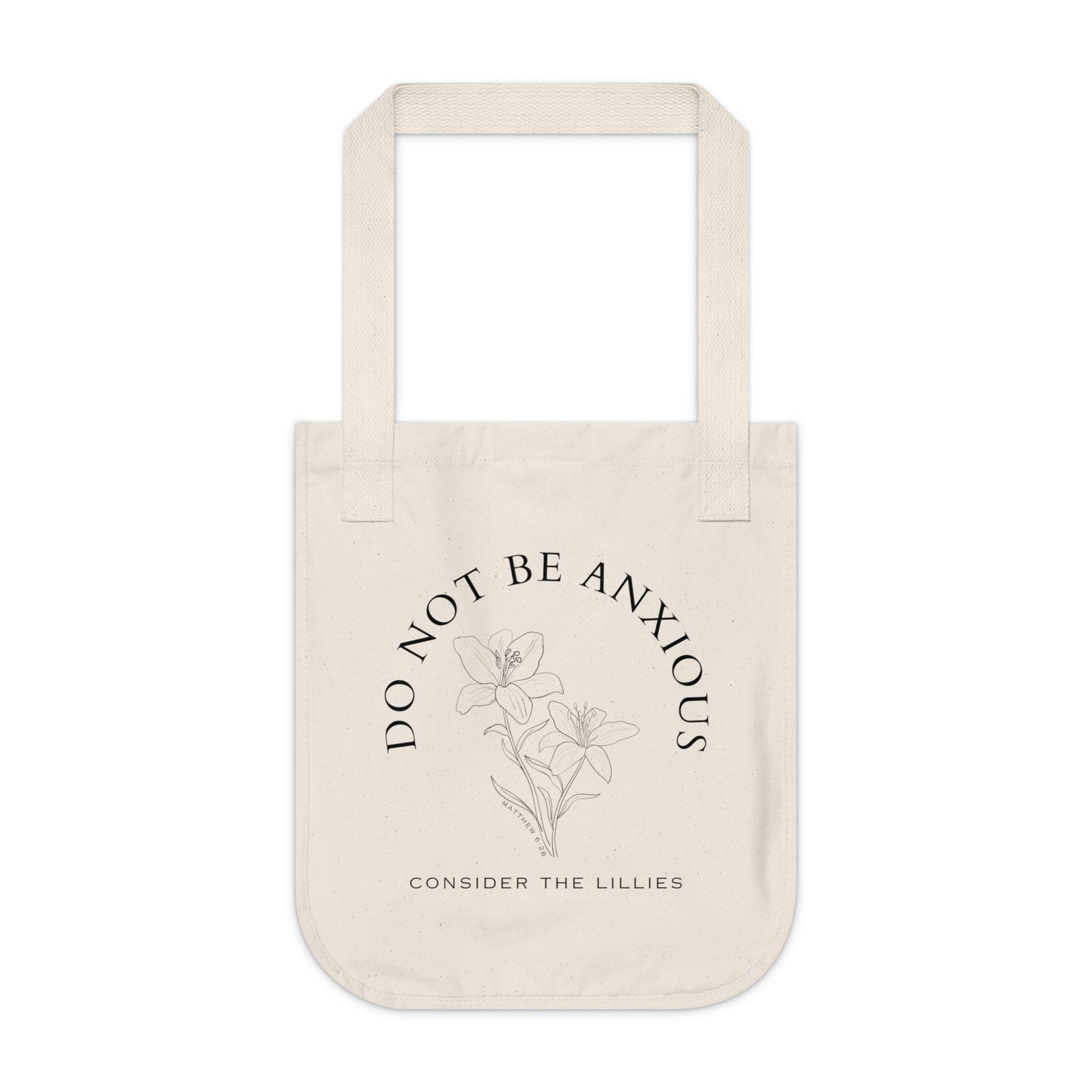 Do Not Be Anxious Canvas Tote Bag