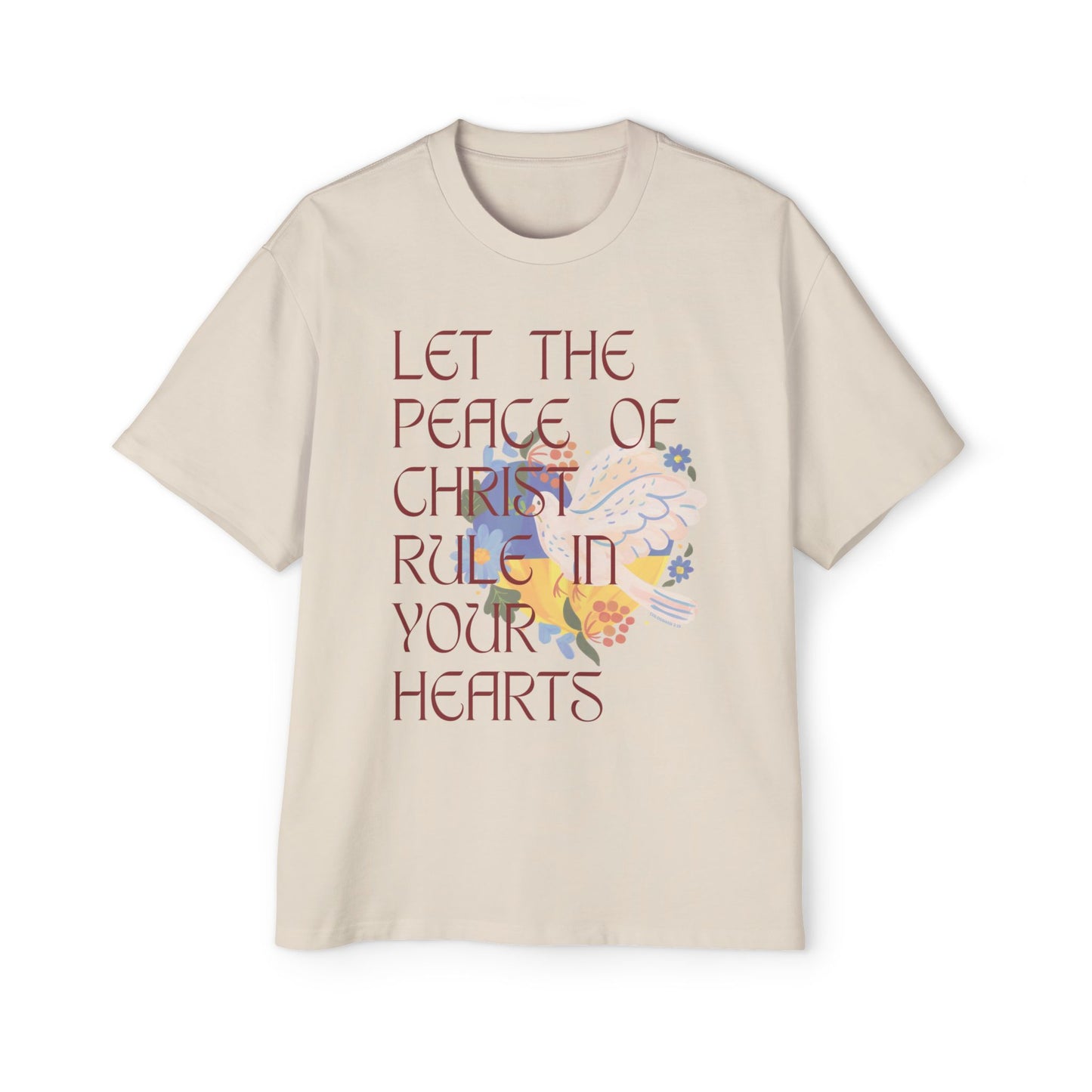 Let The Peace Of Christ Rule In Your Hearts Oversized