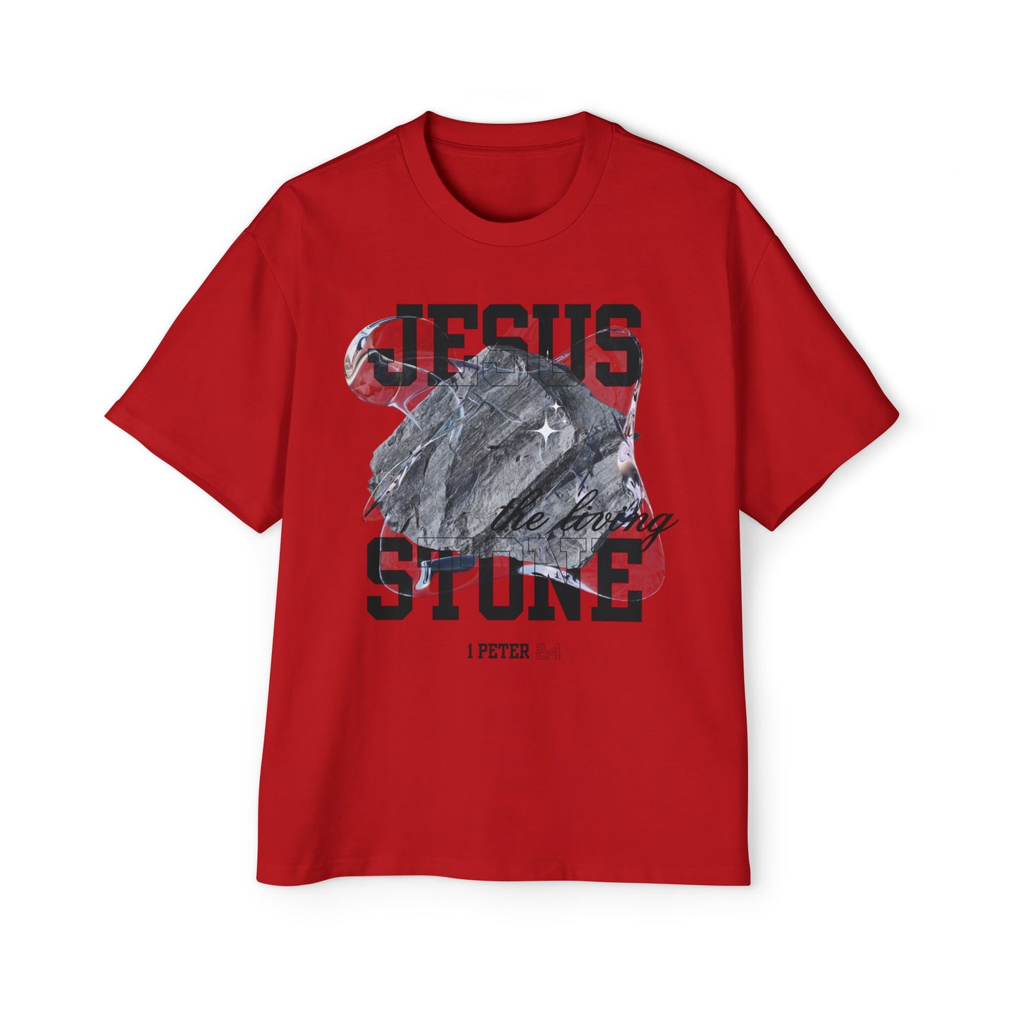 Jesus The Living Stone Oversized